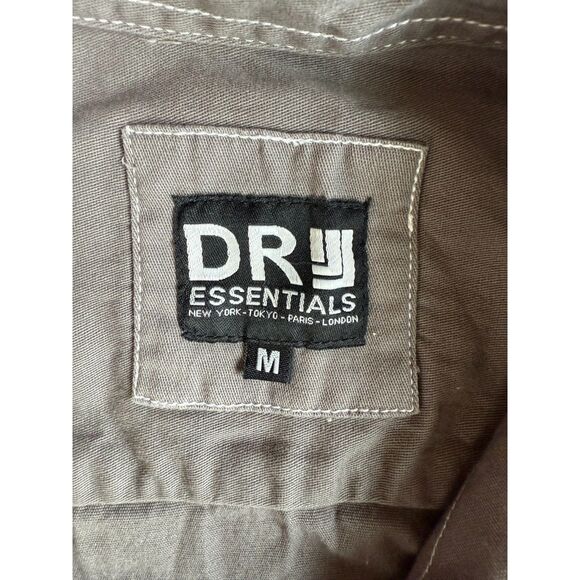 DR Essentials Men's M Button Up Shirt Cotton Spandex Stretch Performance Casual - Picture 4 of 6